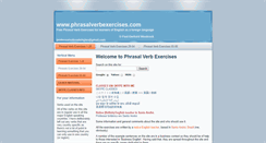 Desktop Screenshot of phrasalverbexercises.com
